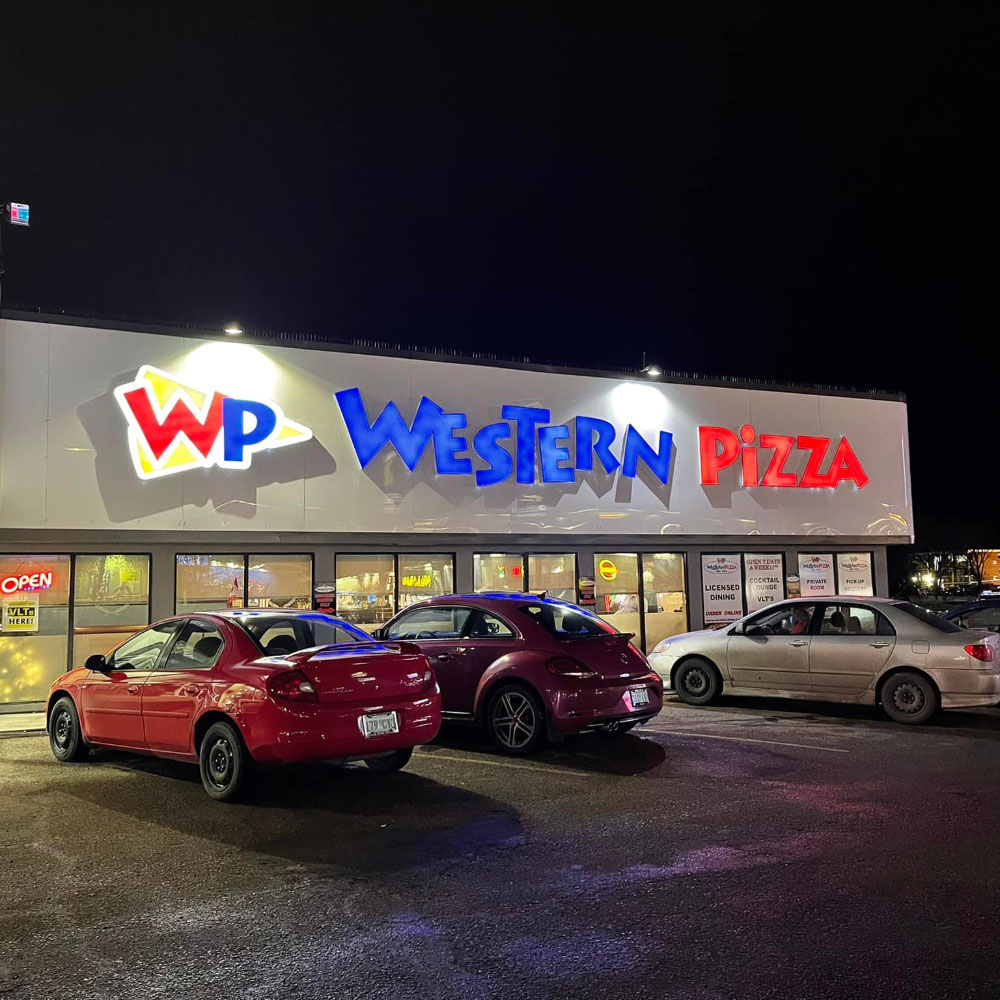 Western Pizza New Sign